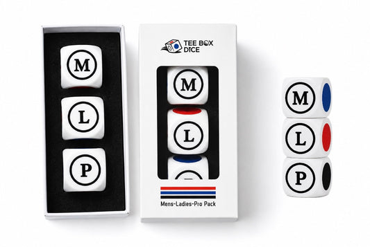 Tee Box Dice 3 Pack Dice Set