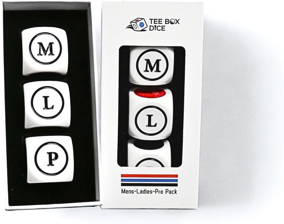 Tee Box Dice 3 Pack Dice Set
